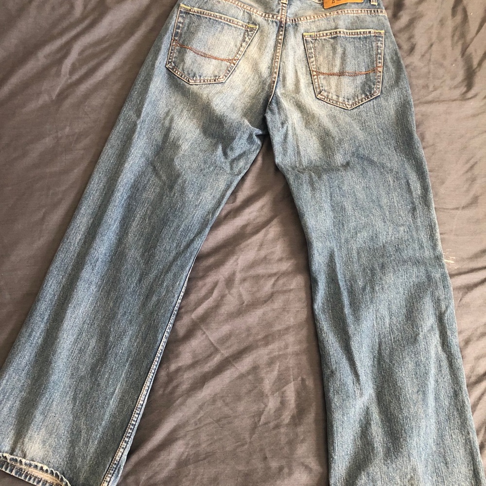 Bullhead mens jeans loose boot W&L 30